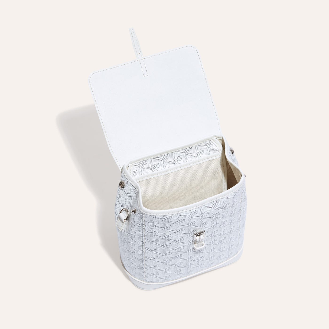 Goyard Alpin Mini Backpack White - Image 5